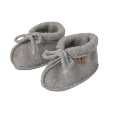 Buciki dziecięce wełna premium 0-6m Grey Zaffiro