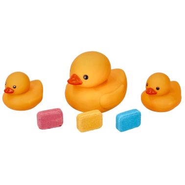 Mom's Care Kaczki do kąpieli z tabletkami barwiącymi wodę