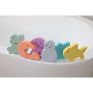 Zabawki do Kąpieli Moes Waterfun Pastel 6 szt