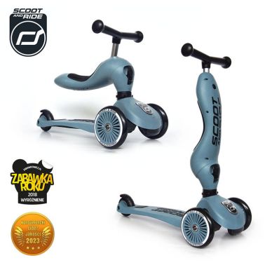 SCOOTANDRIDE Highwaykick 1 hulajnoga 2w1 Steel