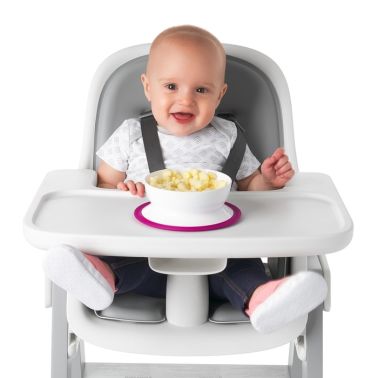 OXO Miseczka z Silikonową Przyssawką Blossom pastelowy róż