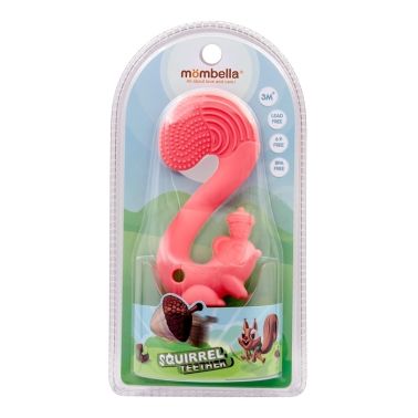 Mombella Gryzak Zabawka Squirrel Red