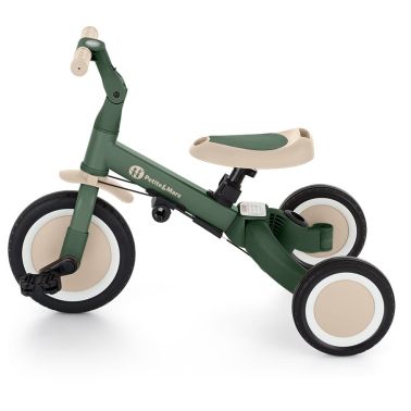 Petite&Mars Turbo - wielofunkcyjny rowerek trójkołowy 5w1 Misty Green