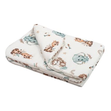 Bonjour Cherie bambusowa kołderka średniaka 75x100 Safari