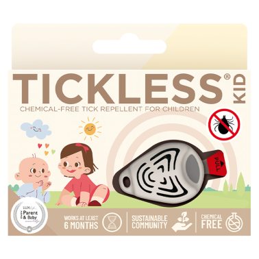 TICKLESS® Kid Urządzenie ultradźwiękowe przeciwko kleszczom dla dzieci - Beige