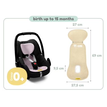 Aeromoov wkładka antypotowa do fotelika samochodowego 0-13 kg lilac